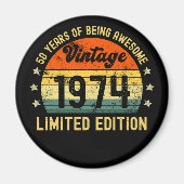 50e verjaardag  1972 beperkte uitgave magneet (Voorkant)