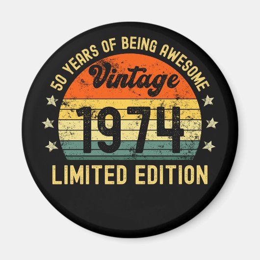 50e verjaardag  1972 beperkte uitgave magneet (Voorkant)