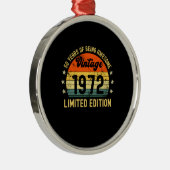 50e verjaardag  1972 beperkte uitgave metalen ornament (Rechts)