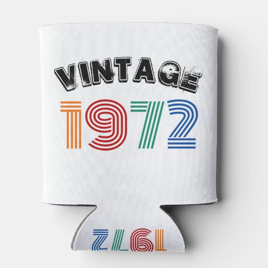 50e  verjaardag 1972 blikjeskoeler (Achterkant)