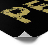 50e verjaardag 1972 Jouw naam toevoegen Poster (Hoek)