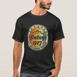 50e verjaardag 1973 Birthday Women Mannen  Styl T-shirt