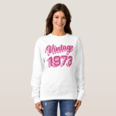 50e verjaardag 1973 Gift Sweatshirt (Voorkant volledig)