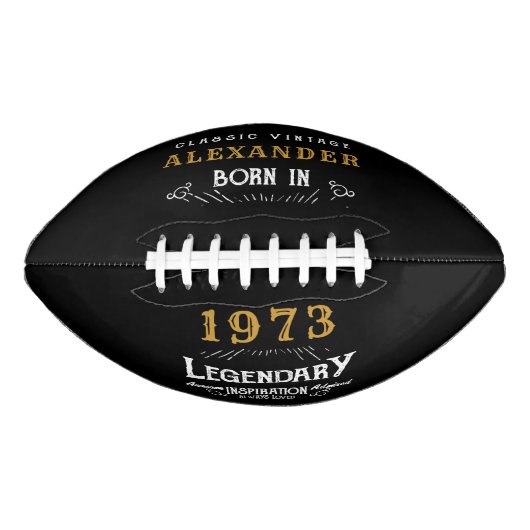 50e verjaardag 1973 monogram legenda american football (Voorkant)