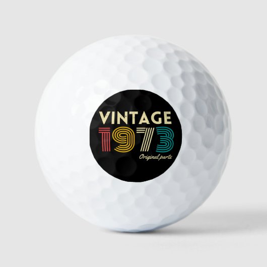 50e verjaardag  1973 Originele onderdelen Golfballen (Voorkant)