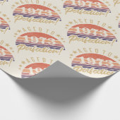 50e verjaardag 1973: perfectie cadeaupapier (Hoek)