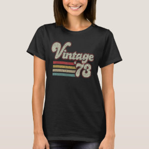  50e verjaardag 1973 Retro 50 jaar oud B T-shirt