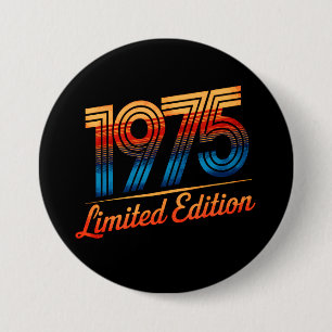 50e verjaardag 1975 Limited Edition Ronde Button 7,6 Cm