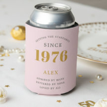 50e verjaardag 1976 Aandenken Elegant Persoonlijk