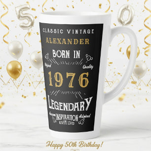 50e verjaardag 1976 Legendarische Retro Latte Mok