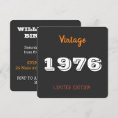 50e verjaardag -  1976 Retro Kaart (Voorkant / Achterkant)