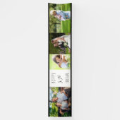 50e verjaardag 4 Fotogreep op maat Spandoek (Verticaal)