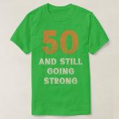 50e verjaardag 4 t-shirt (Design voorkant)