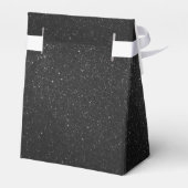 50e verjaardag 50 en Fabulous Black Gold Elegant Bedankdoosjes (Achterkant)