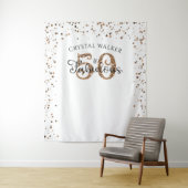 50e verjaardag 50 en FABULOUS Gold Party achtergro Wandkleed (In situ)