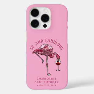 50e verjaardag 50 en Fabulous Swag op maat iPhone 16 Pro Hoesje
