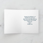 50e verjaardag 50 en verbluffende roze vrouwen kaart (Binnen)