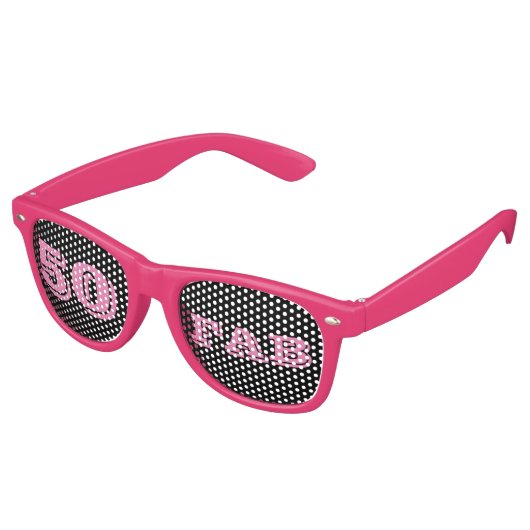 50E VERJAARDAG 50 FAB ZONNEBRIL TINTEN (Gekanteld)