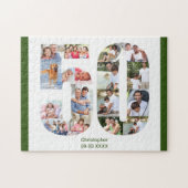 50e verjaardag 50 Foto Collage 17 Afbeelding Legpuzzel (Horizontaal)