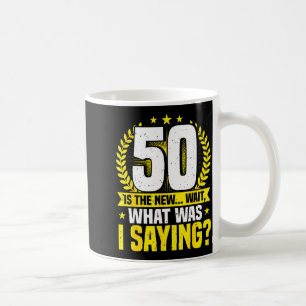 50e verjaardag, 50 is de nieuwe... Grappige 50 jaa Koffiemok