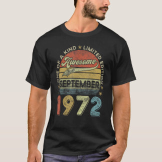 50e verjaardag 50 jaar oud Geweldige sinds septemb T-shirt
