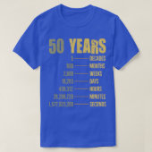 50e verjaardag 50 jaar oude grappige citaat t-shirt (Design voorkant)