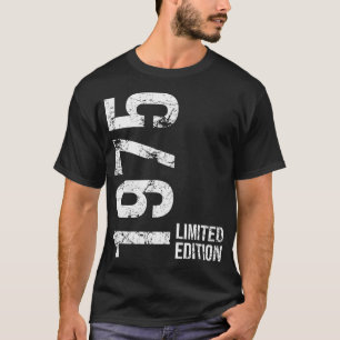 50e Verjaardag 50 Jaar Oude Man Vrouw Vintage 1975 T-shirt