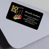 50e verjaardag 50 Rocks Etiket