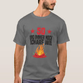50e verjaardag 50e verjaardag Chili Hot T-shirt (Voorkant)