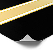 50e verjaardag - Aangepast foto-Poster Poster (Hoek)