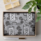 50e verjaardag Aangepast geboortejaar — Weefselpap Tissuepapier (Geschenk)