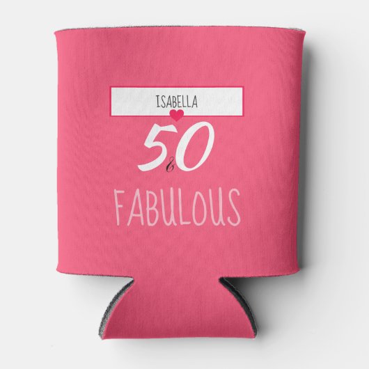 50e verjaardag aangepaste Koelboxxen Blikjeskoeler (Voorkant)