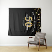 50e verjaardag achtergrond VEROUDE TOT IN DE PERFE Wandkleed (In Situ (horizontaal))