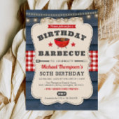 50e verjaardag BBQ Zomer Barbecue Party Kaart