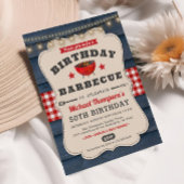 50e verjaardag BBQ Zomer Barbecue Party Kaart