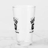 50e verjaardag bierglas glas (Links)