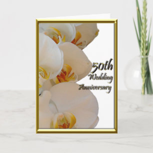 50e verjaardag (blanco) kaart