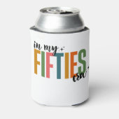 50e verjaardag blikjeskoeler (Blikje Achterkant)