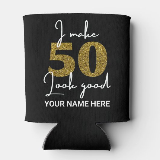 50e verjaardag blikjeskoeler (Achterkant)