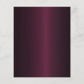 50e verjaardag Bourgondië gouden boog uitnodiging (Achterkant)