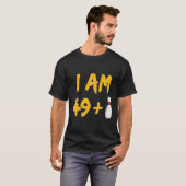 50e Verjaardag Bowling Shirt Grappige Bowler Party (Voorkant volledig)