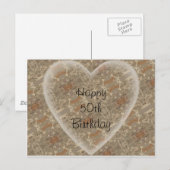 50e verjaardag briefkaart (Voorkant / Achterkant)