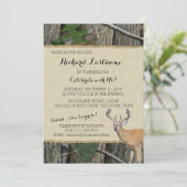 50e verjaardag Buck met jachtcamo Kaart (Staand voorkant)