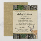 50e verjaardag Buck met jachtcamo Kaart (Voorkant / Achterkant)