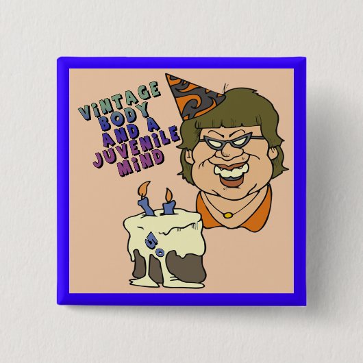 50e verjaardag Button (Voorkant)