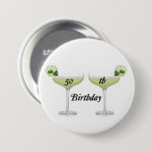 50e verjaardag Button (Voorkant /achterkant)