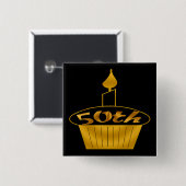 50e verjaardag Button (Voorkant /achterkant)