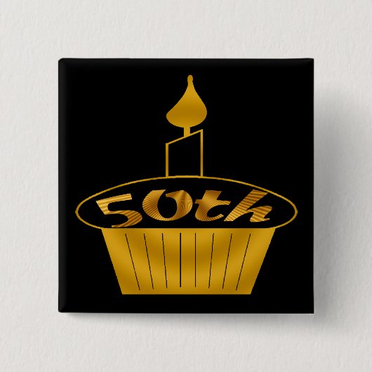 50e verjaardag Button (Voorkant)