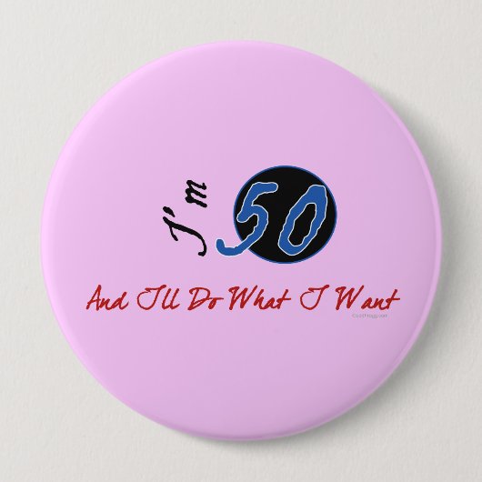 50e verjaardag Button (Voorkant)