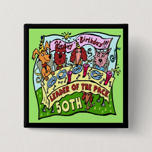 50e verjaardag Button (Voorkant)